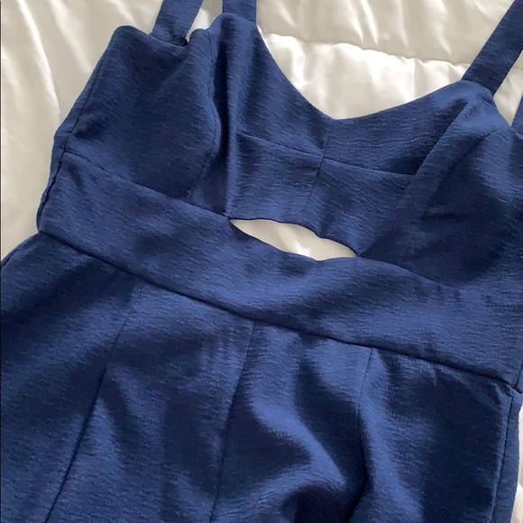 Forever21 Navy Culotte Jumpsuit - Picture 4 of 4
